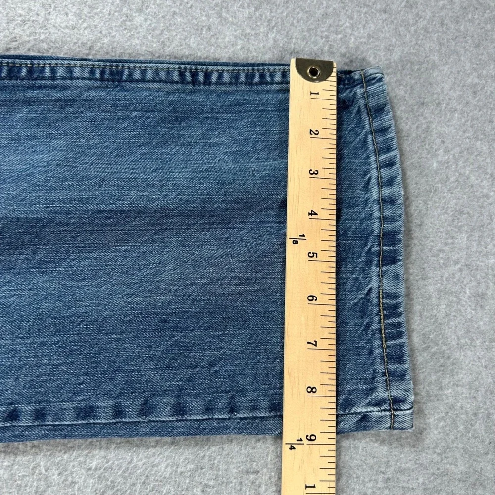 Wrangler Jeans Retro Slim Boot Mens 34x34 Blue Denim Western Cowboy